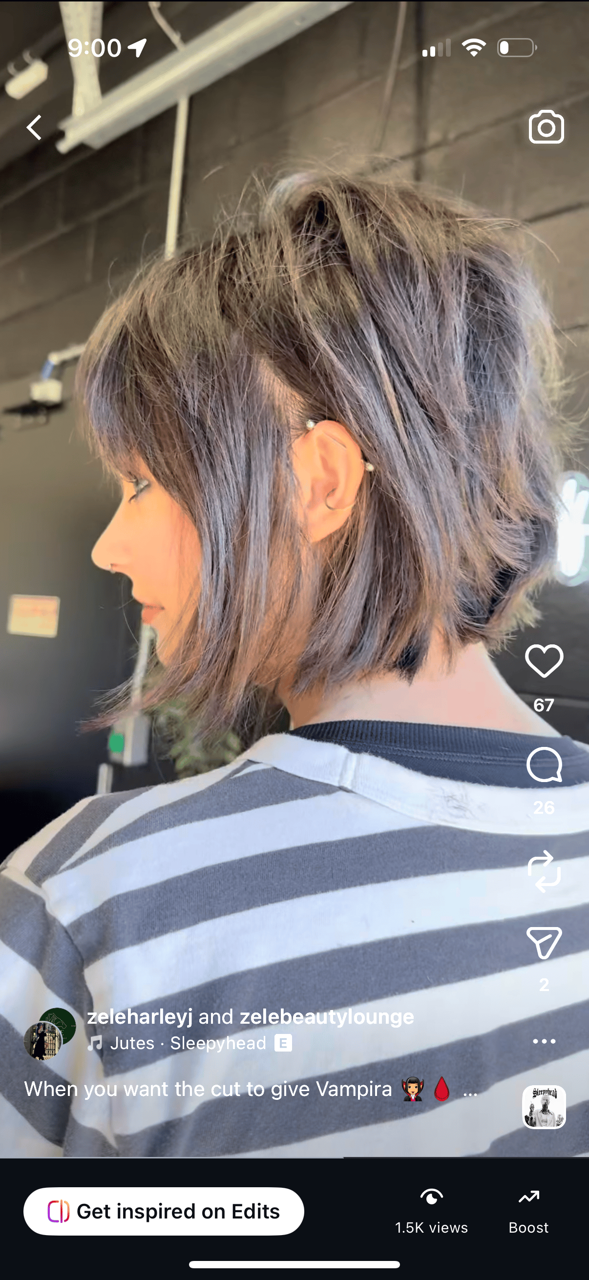 Harley Tice — Haircut Education Video ONESHOT Hair Awards entry