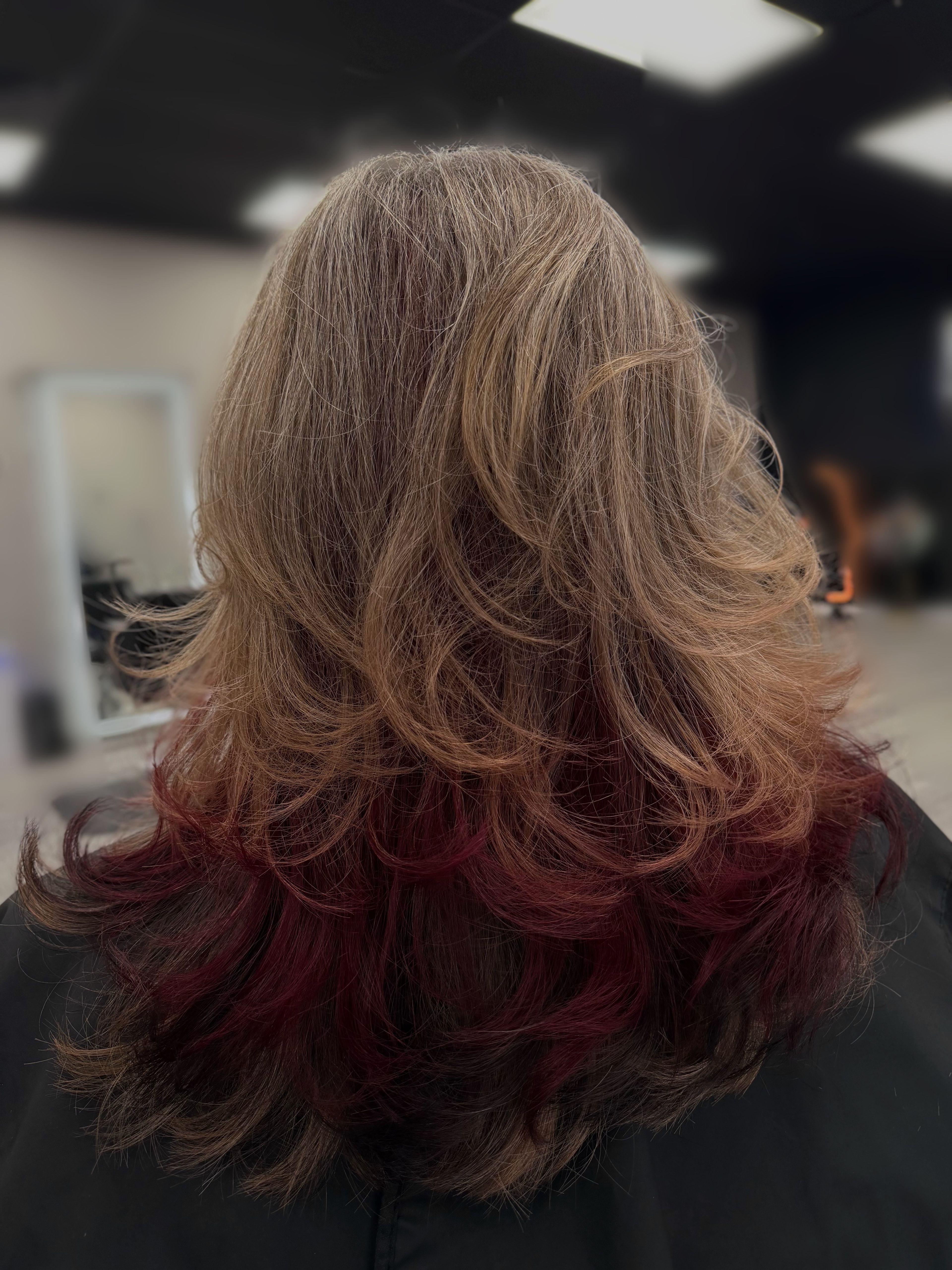 Sarah Santella — Color Blocking ONESHOT Hair Awards entry