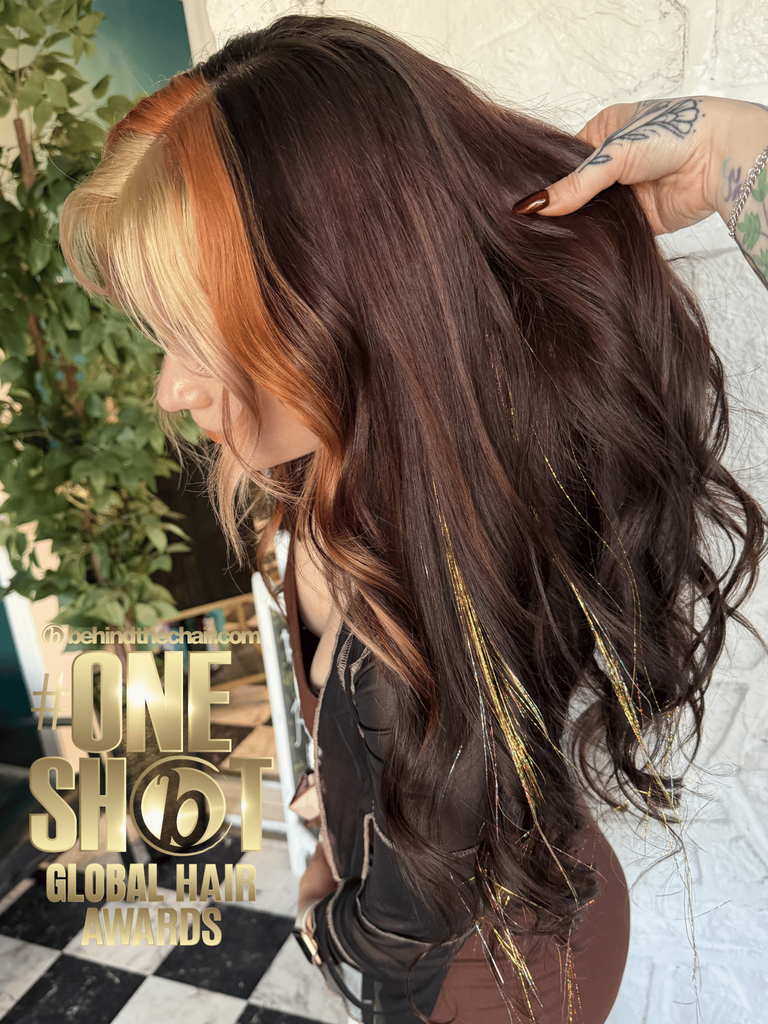 Sarah Gebhart — Color Blocking ONESHOT Hair Awards entry