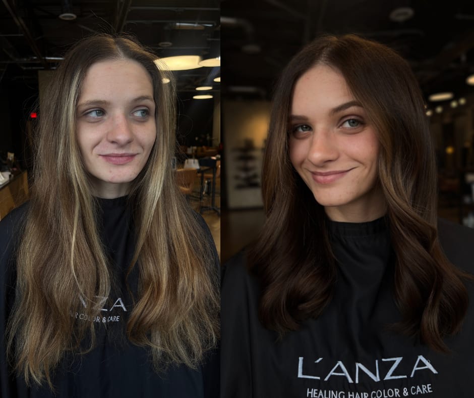 Kelsey Woodard — Color Transformation ONESHOT Hair Awards entry
