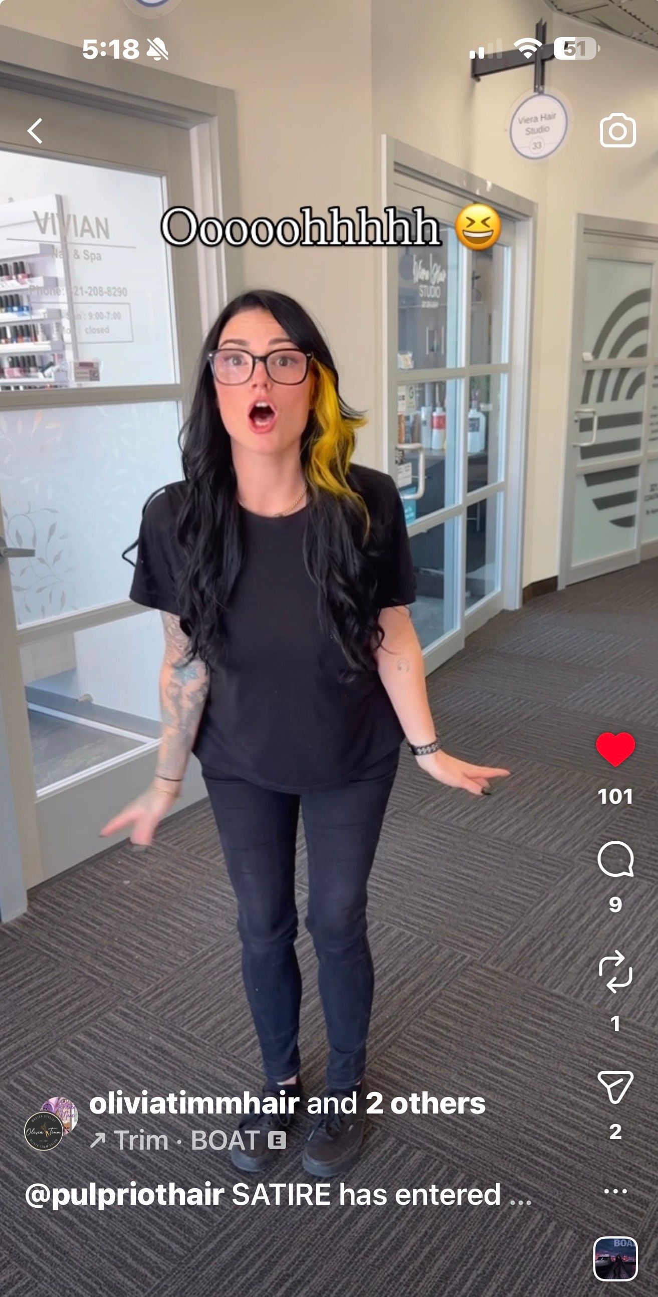 Olivia Timm — Funny Video ONESHOT Hair Awards entry