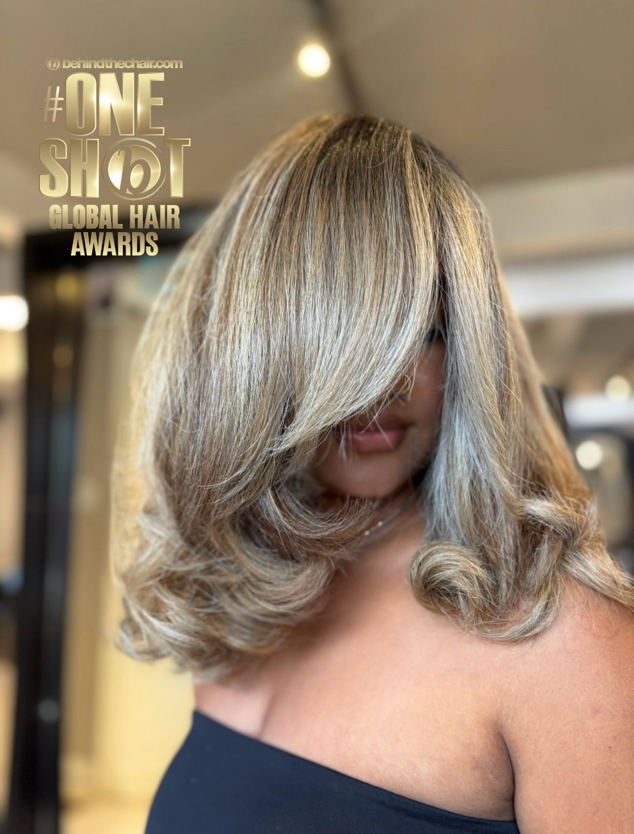 Briesha Hidalgo-Diaz — Warm Balayage ONESHOT Hair Awards entry