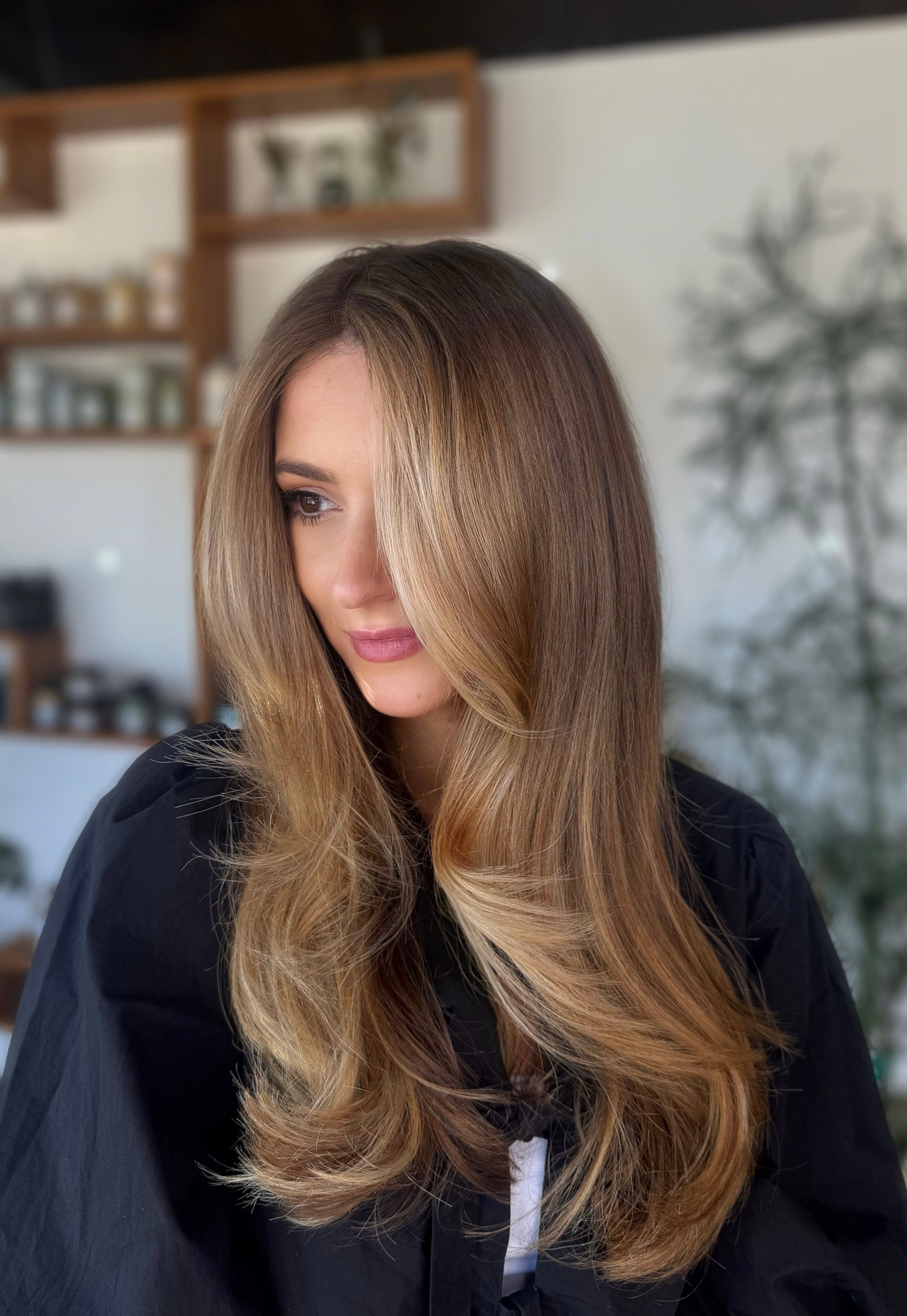 Kyler Melson — Warm Balayage ONESHOT Hair Awards entry