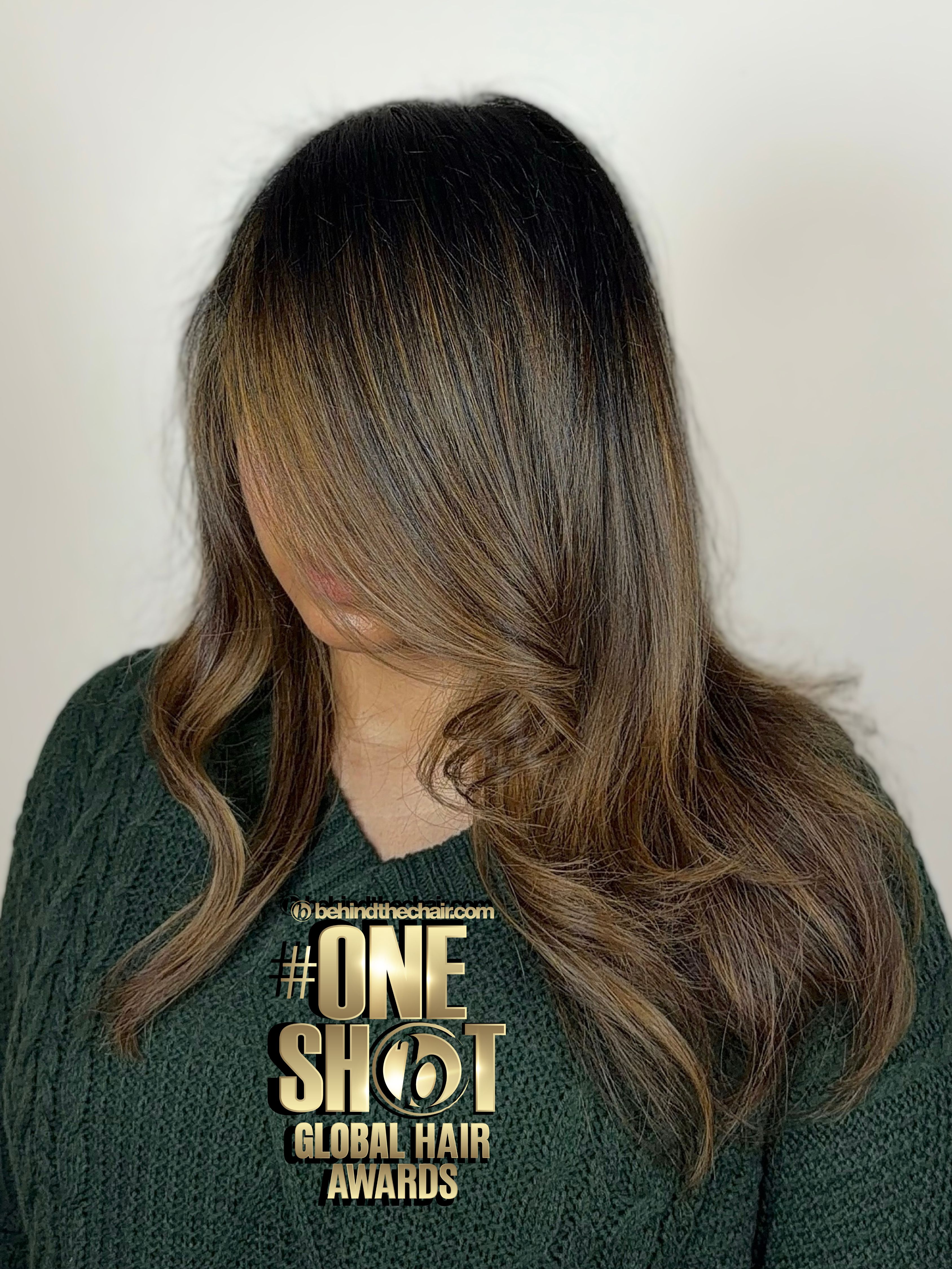 Richie Carbone — Warm Balayage ONESHOT Hair Awards entry