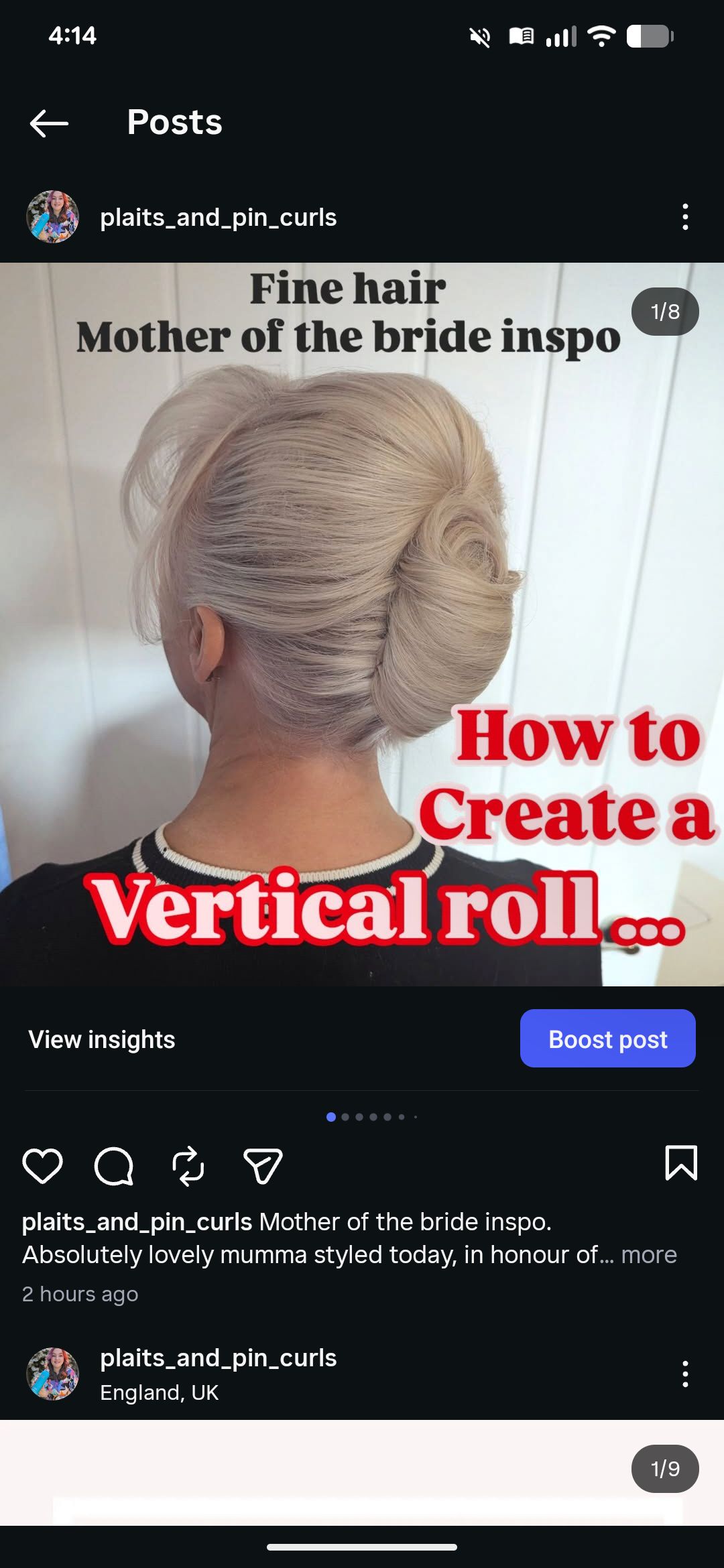 Lauren E Hallam-King — Educational Post ONESHOT Hair Awards entry
