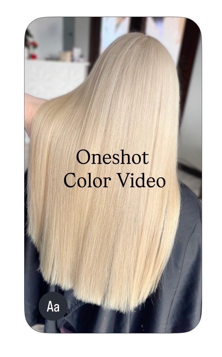 Emilee Rohrer — Color Education Video ONESHOT Hair Awards entry