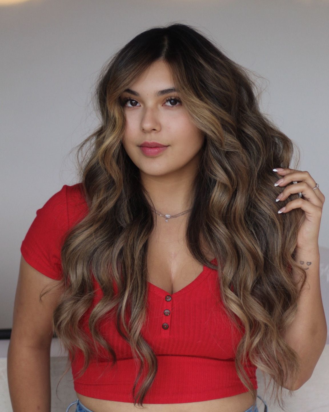 Brittne Garza — Warm Balayage ONESHOT Hair Awards entry