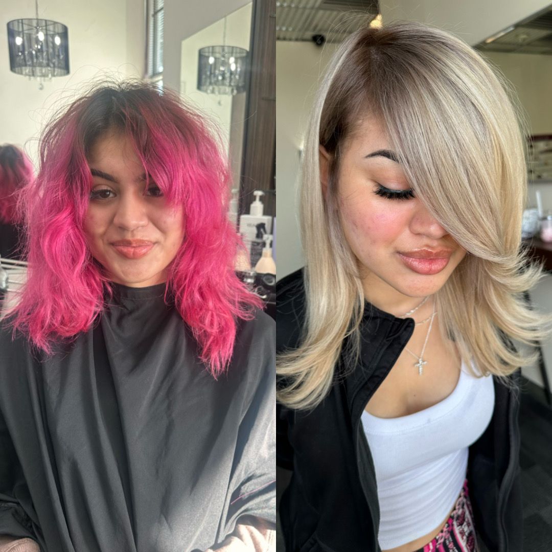 Amanda Marcano/Rhodes — Color Transformation ONESHOT Hair Awards entry