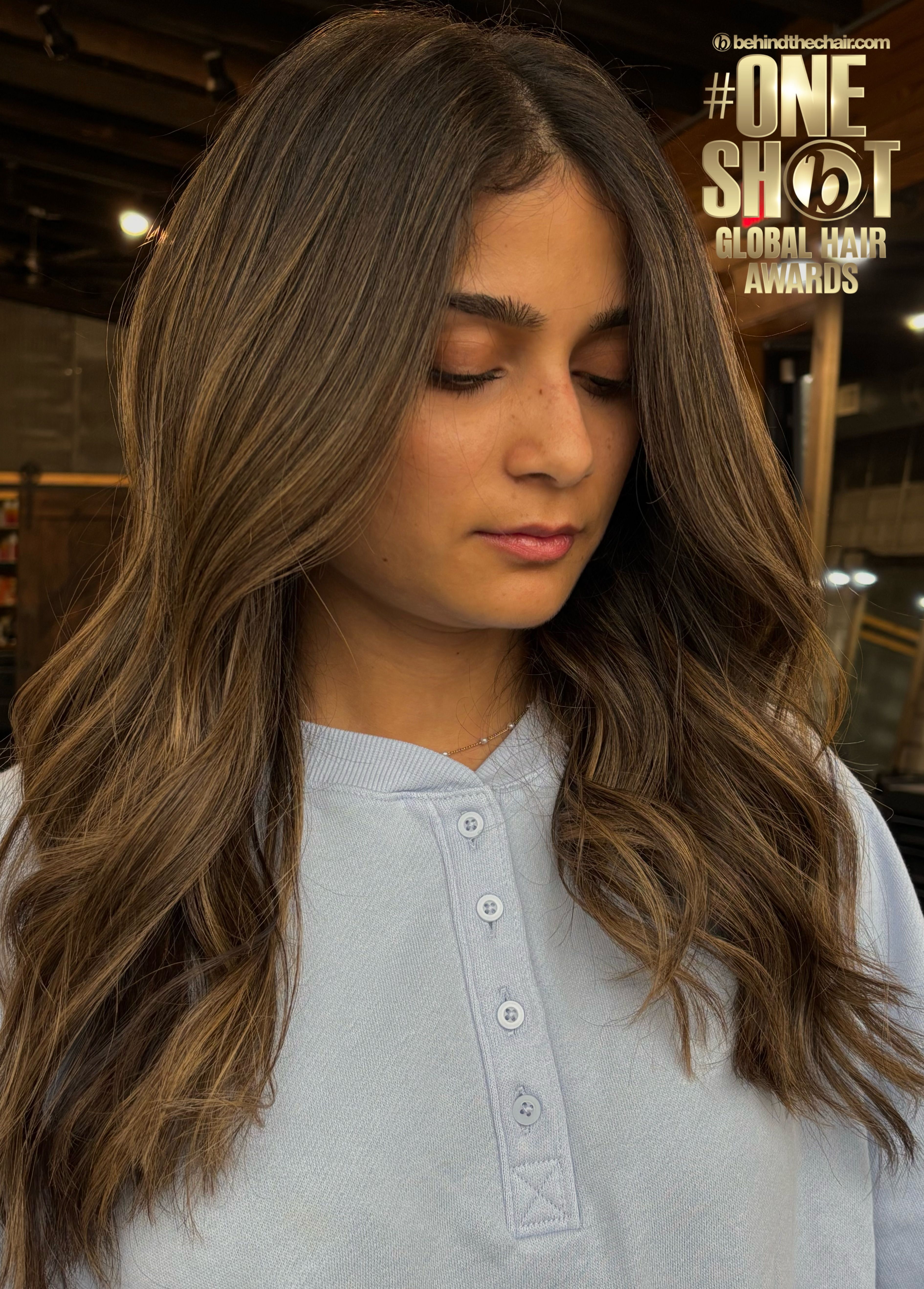 Olivia Biddix — Warm Balayage ONESHOT Hair Awards entry