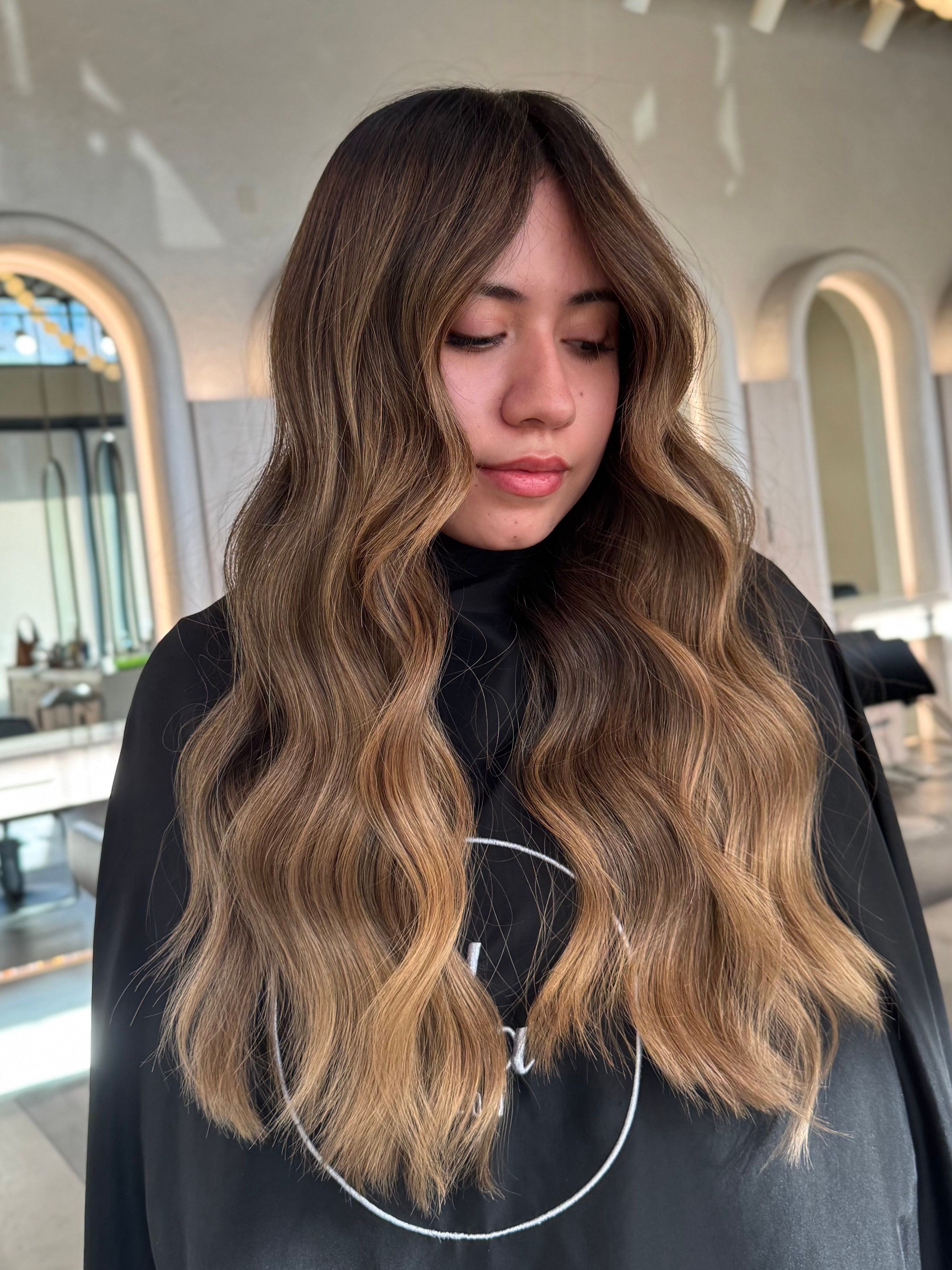 Asher Enos — Warm Balayage ONESHOT Hair Awards entry