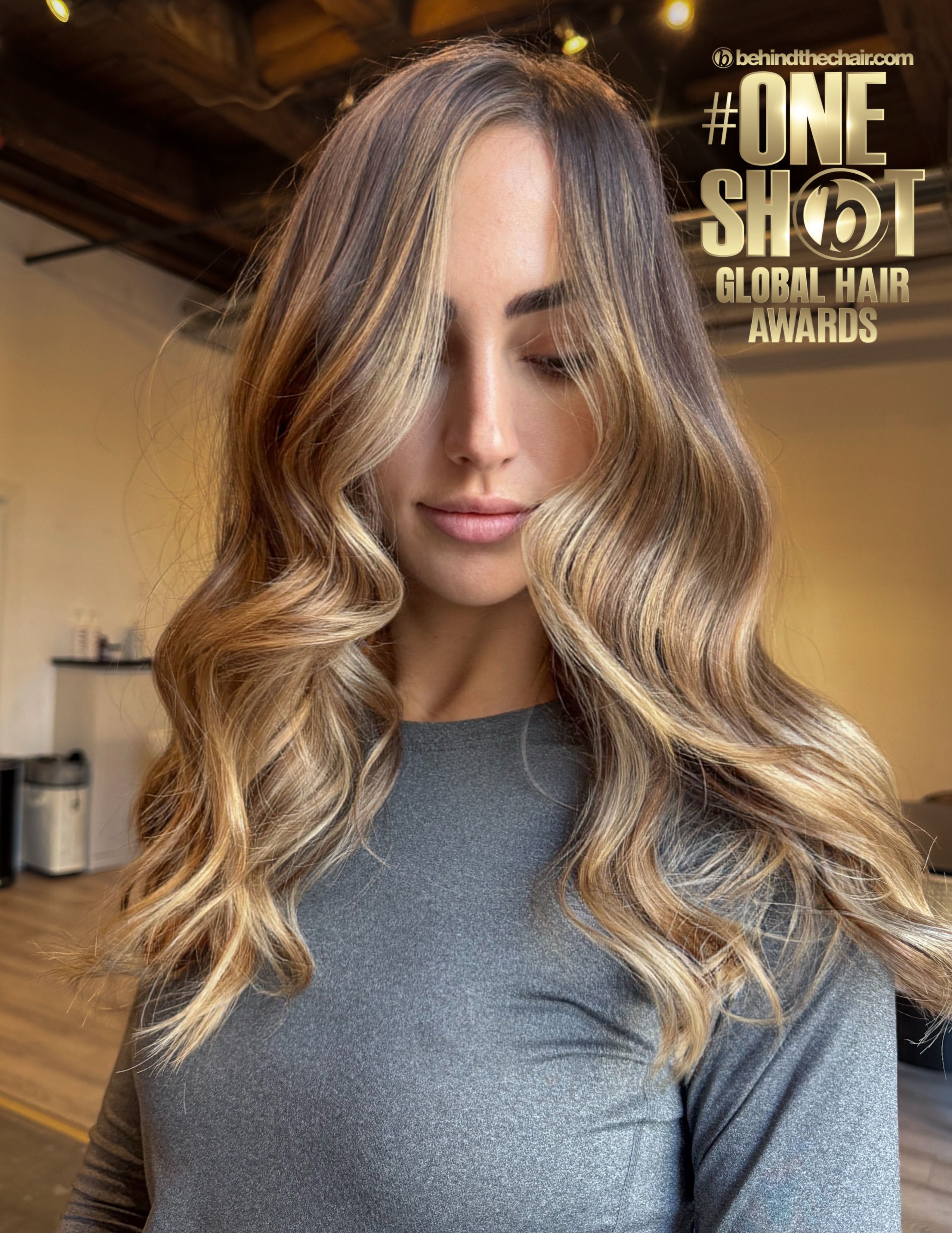 Courtney Berry — Warm Balayage ONESHOT Hair Awards entry