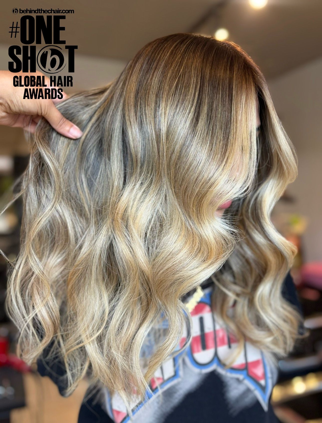 Briesha Hidalgo-Diaz — Warm Balayage ONESHOT Hair Awards entry