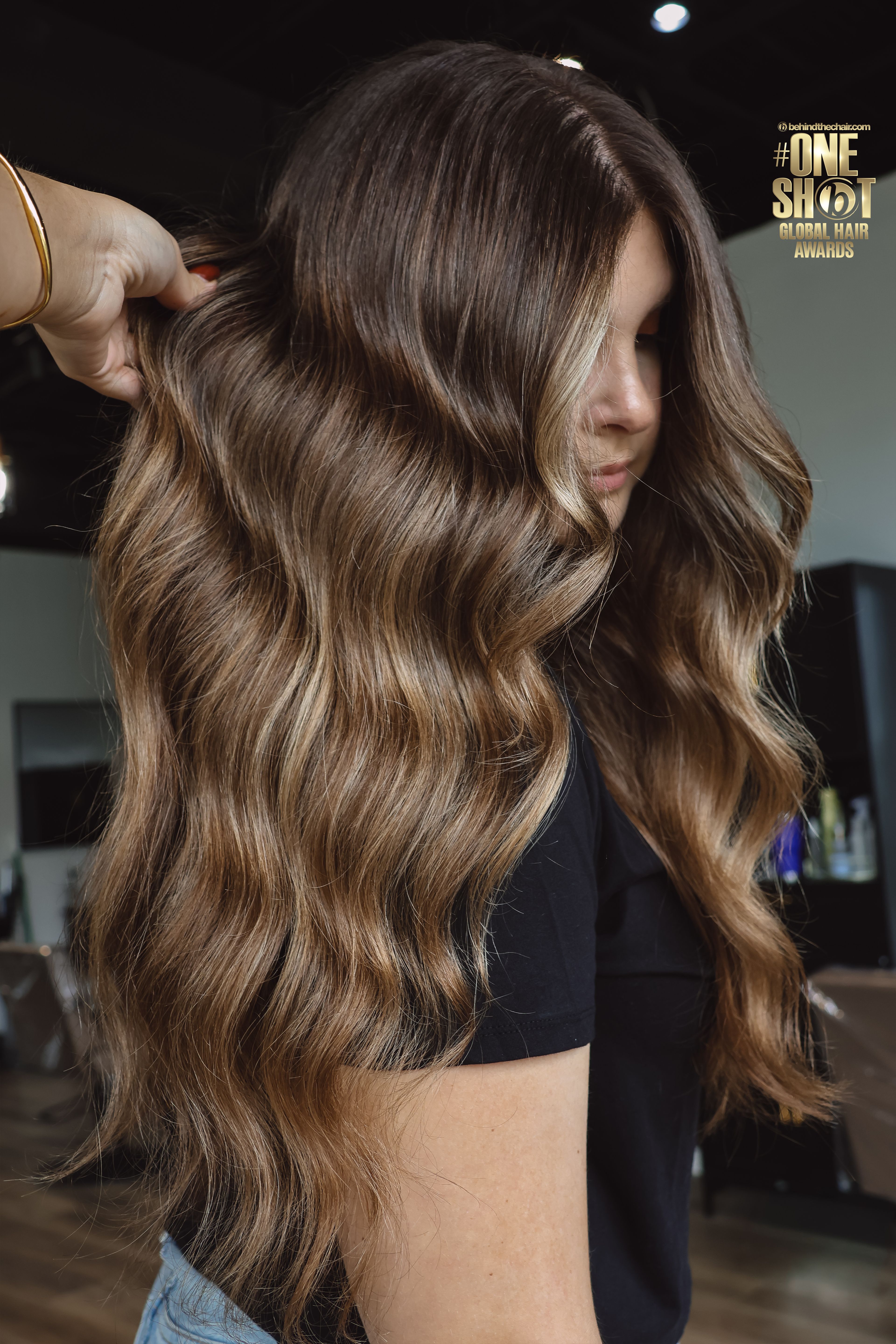 Elaina Trudell — Brunettes ONESHOT Hair Awards entry