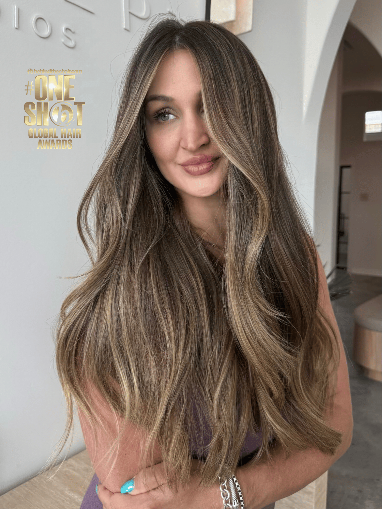 Meg Maenius — Warm Balayage ONESHOT Hair Awards entry