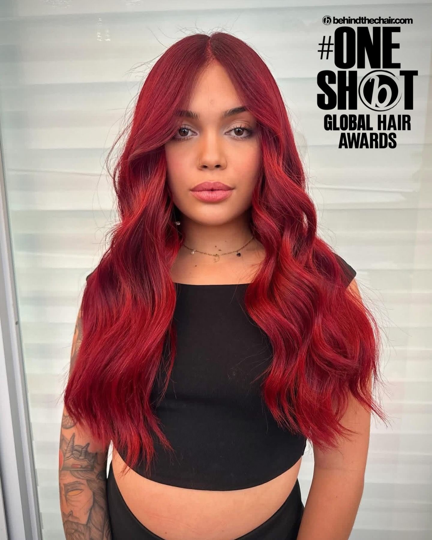 Marian Albizu — Reds ONESHOT Hair Awards entry