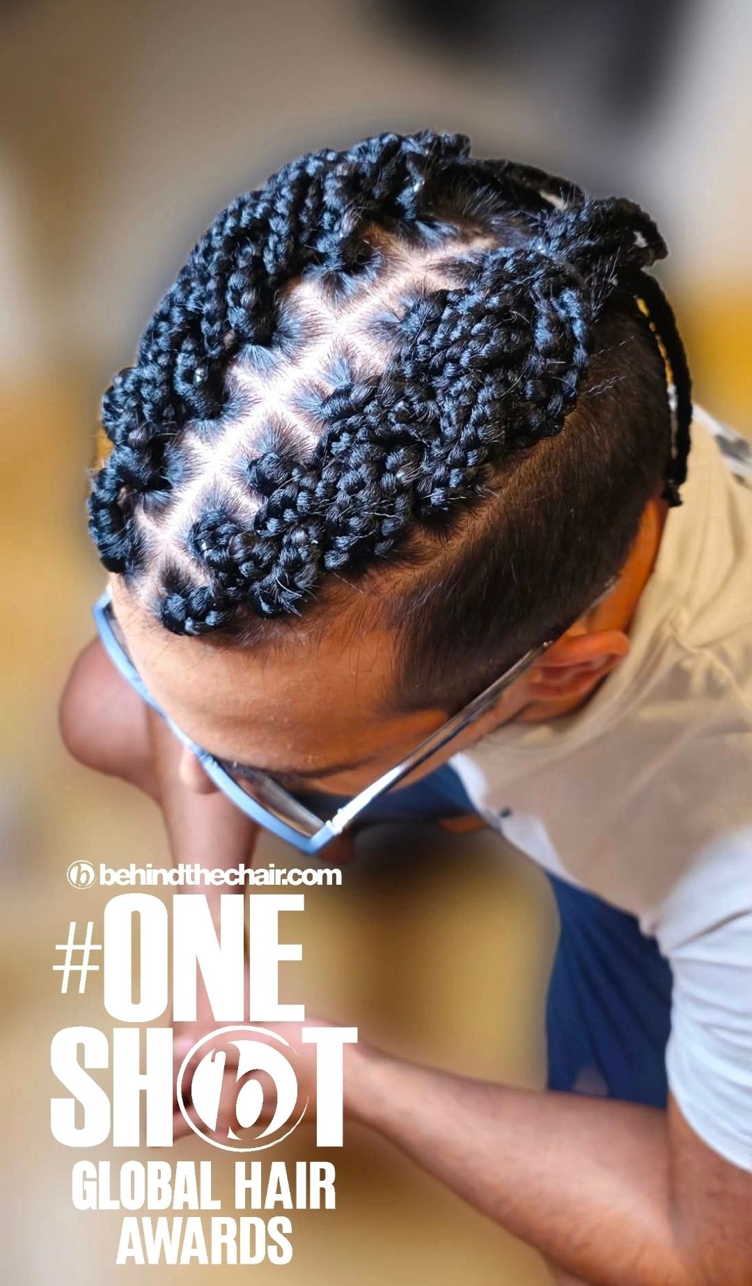 Sandra Čížková — Intricate Braids & Twists ONESHOT Hair Awards entry