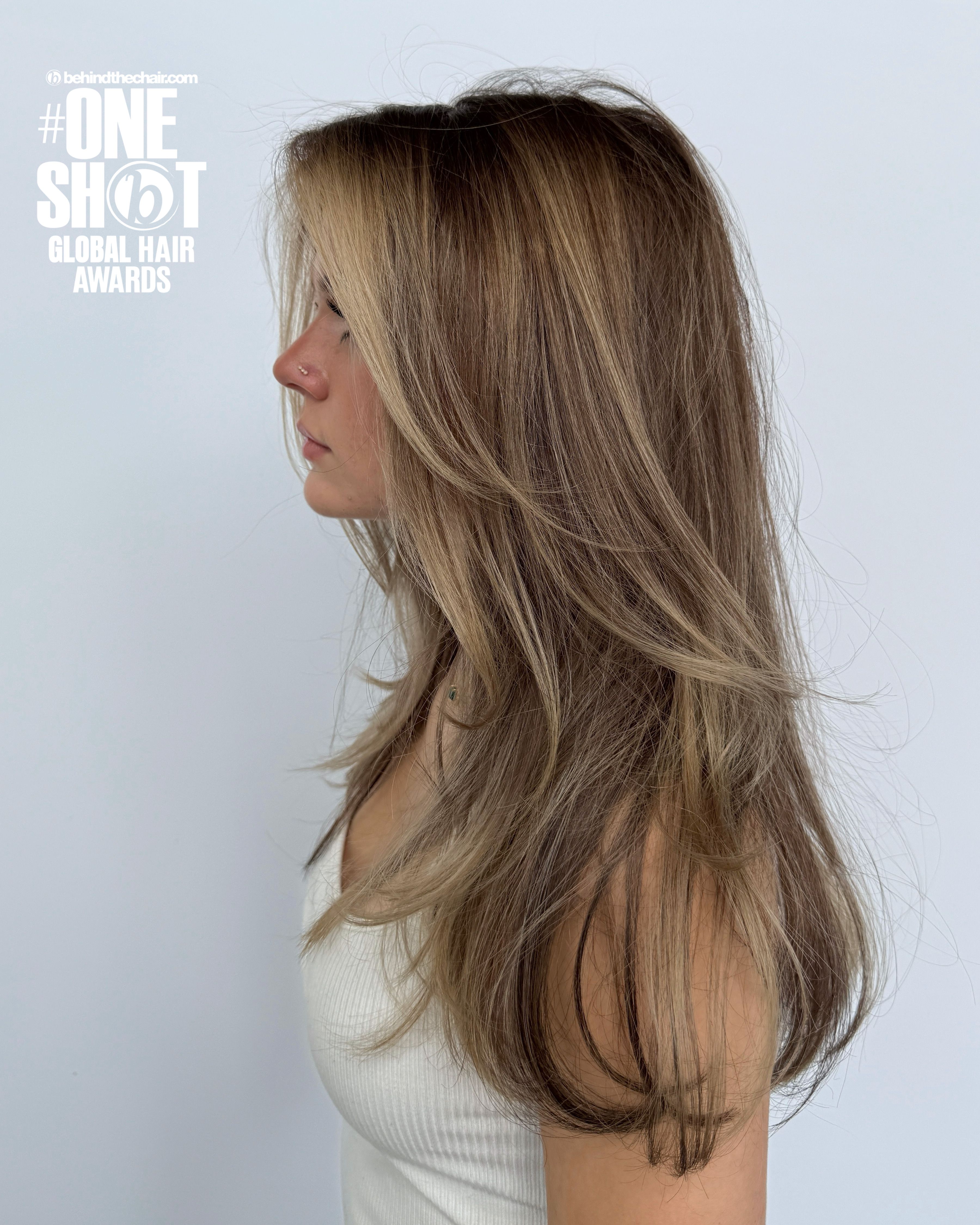 Chloe Strubel — Warm Balayage ONESHOT Hair Awards entry