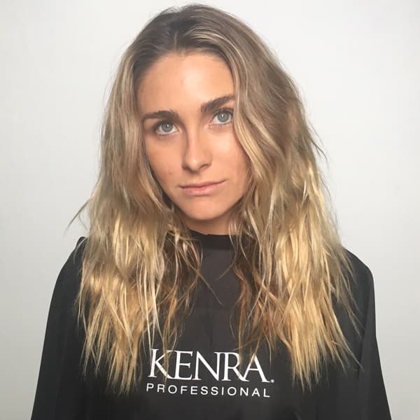 kenra color icy blonde beige cassie siskovic color formula before