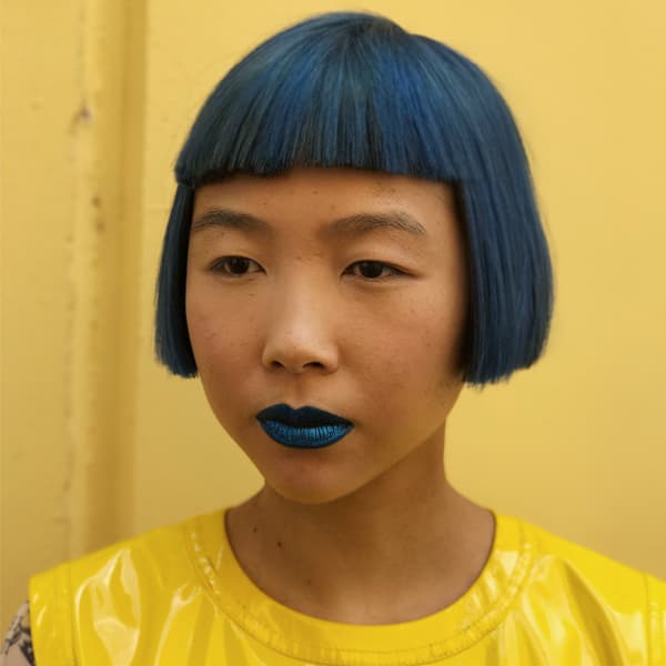 Color Formula Davines Tim Hartley Bob Haircut Blue Bob