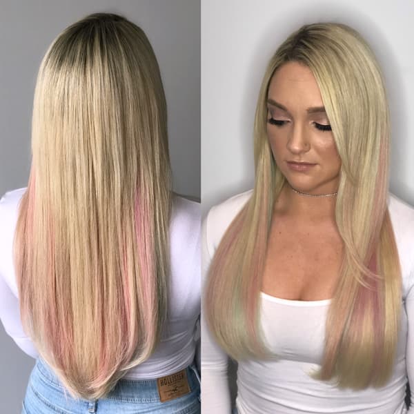 tape in extensions hairtalk transformation