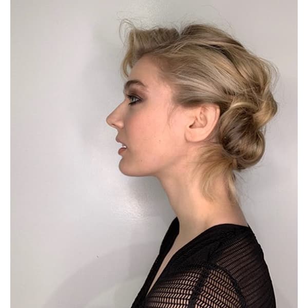TIGI Facebook Live Holiday Updo Finished Look.