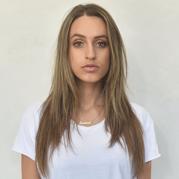 long hair, before